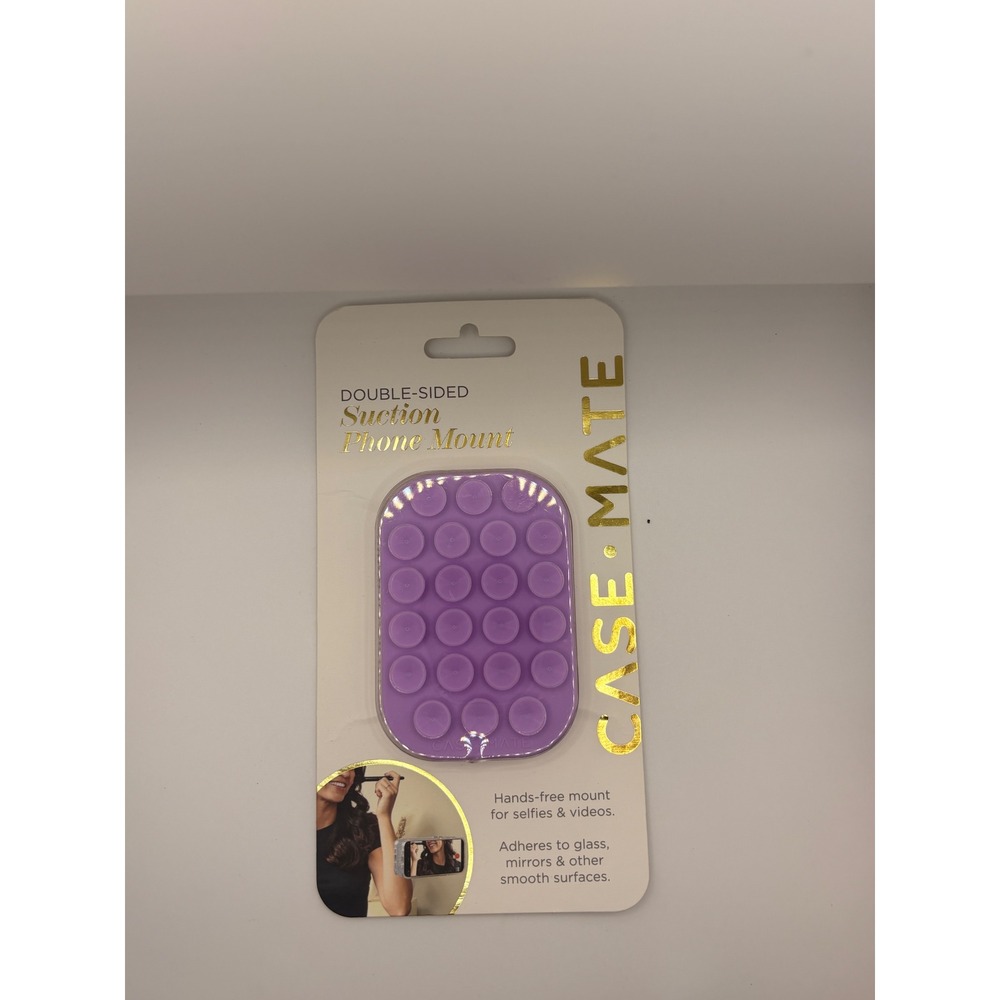 Case-Mate Double-Sided Suction Phone Mount Purple CM059280-05 Hands-Free Holder
